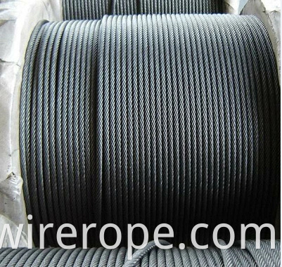 steel towing wire rope ungalvanized 6X36